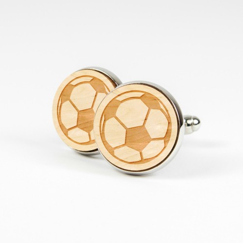 Spinki do Mankietów Piłka Nożna – Prezent dla Piłkarza i Fana | Kudula