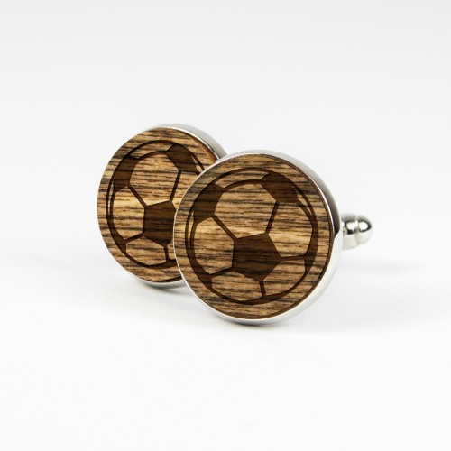 Spinki do Mankietów Piłka Nożna – Prezent dla Piłkarza i Fana | Kudula