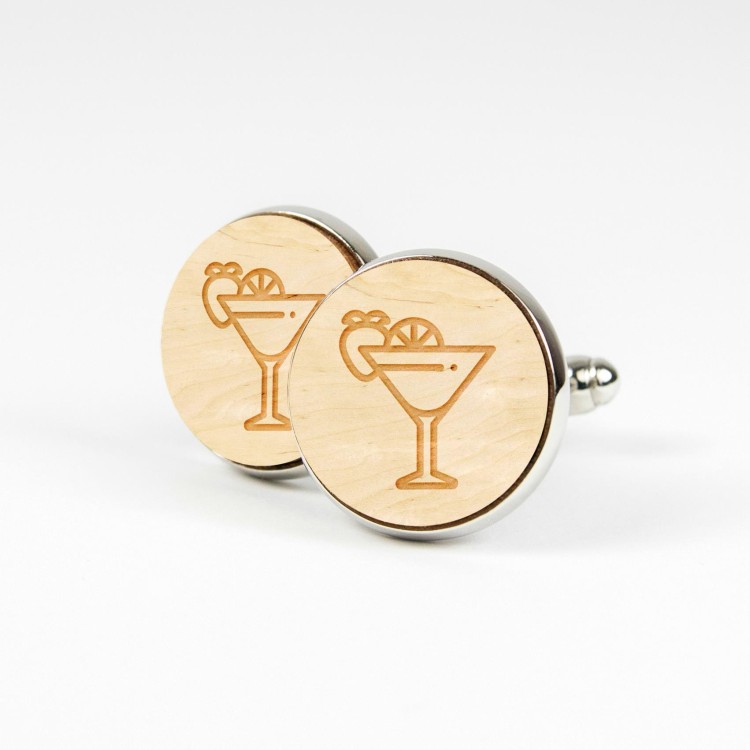 Spinki Margarita – Prezent na 30. 40. Urodziny dla Fana Koktajli | Kudula