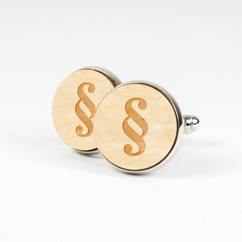 Spinki do Mankietów Paragraf | Prawo | Kudula