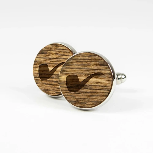 Spinki do Mankietów Fajka – Wyjątkowy Prezent dla Dżentelmena | Kudula