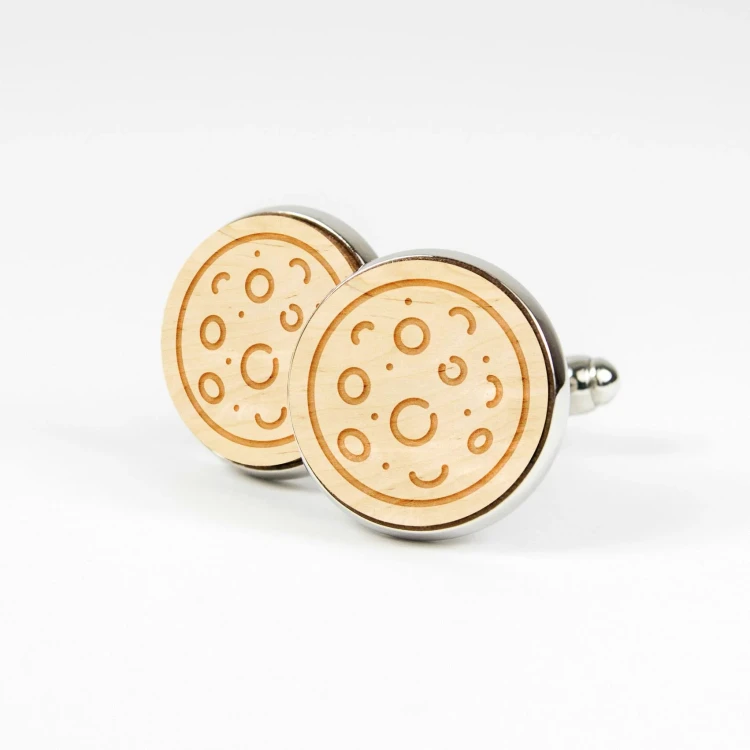 Spinki do Mankietów Księżyc – Prezent dla Pasjonata Astronomii | Kudula