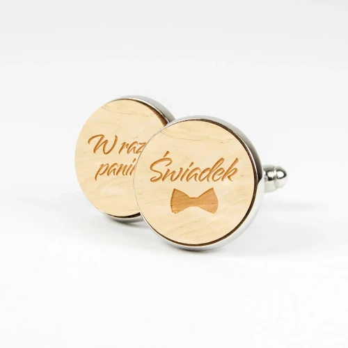 Spinki W Razie Paniki Świadek – Zabawny i Elegancki Prezent | Kudula