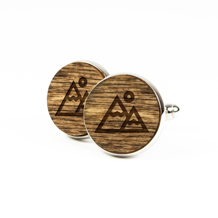 Góry-Mountains-Venge-Spinki drewniane do mankietów