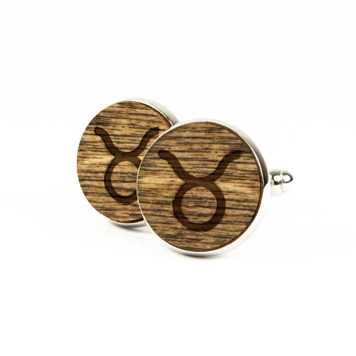 Spinki drewniane do mankietów -  Venge - KUDULA - Taurus.webp