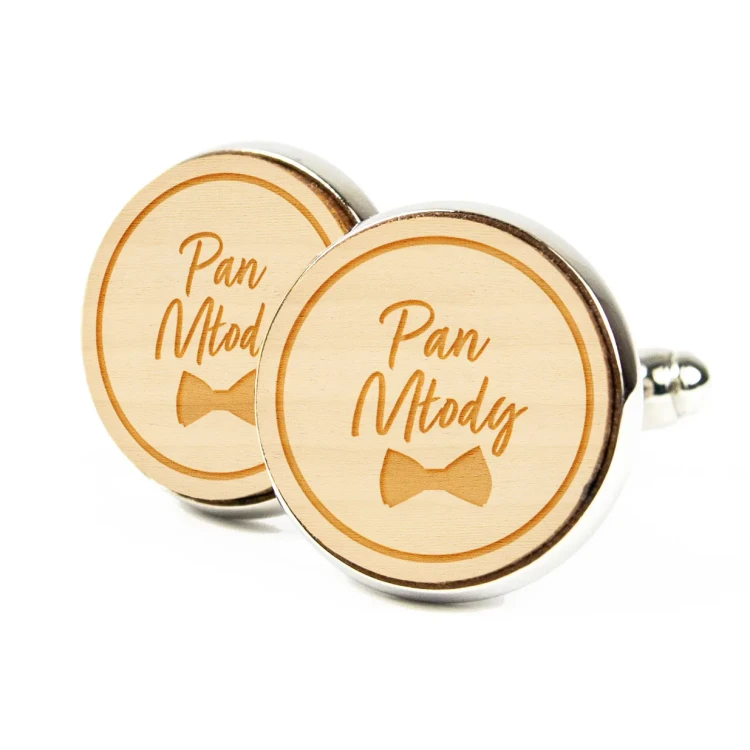 Spinki-drewniane-do-mankietów-męskie-Naturalny-Kolekcja-Turbinado-Weselne-Ślubne-Pan-Młody-Narzeczony-Cufflinks-Groom