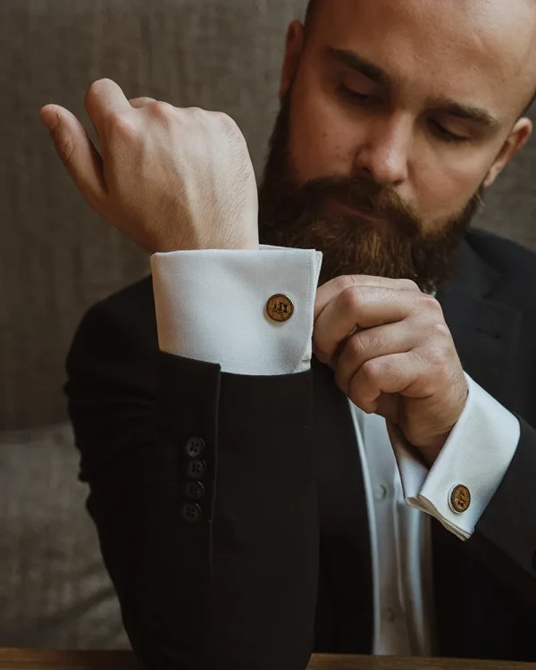 Spinki-drewniane-do-mankietów-męskie-Venge-Kolekcja-Turbinado-Weselne-Ślubne-Pan-Młody-Narzeczony-Cufflinks-Groom