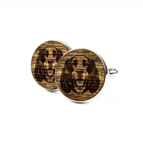 Spinki Springer Spaniel Angielski – Wyjątkowy Prezent dla Psiarza | Kudula