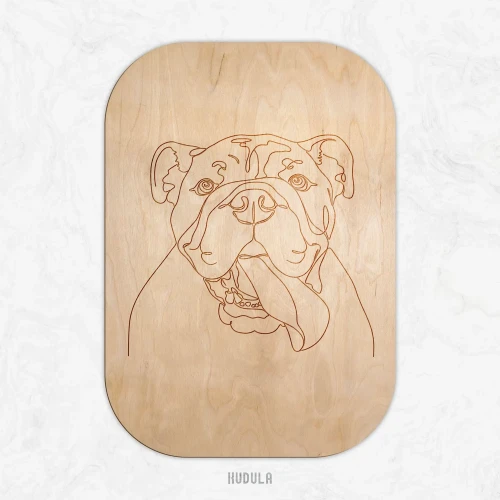 ekskluzywny-obraz-pies-buldog-angielski-drewno