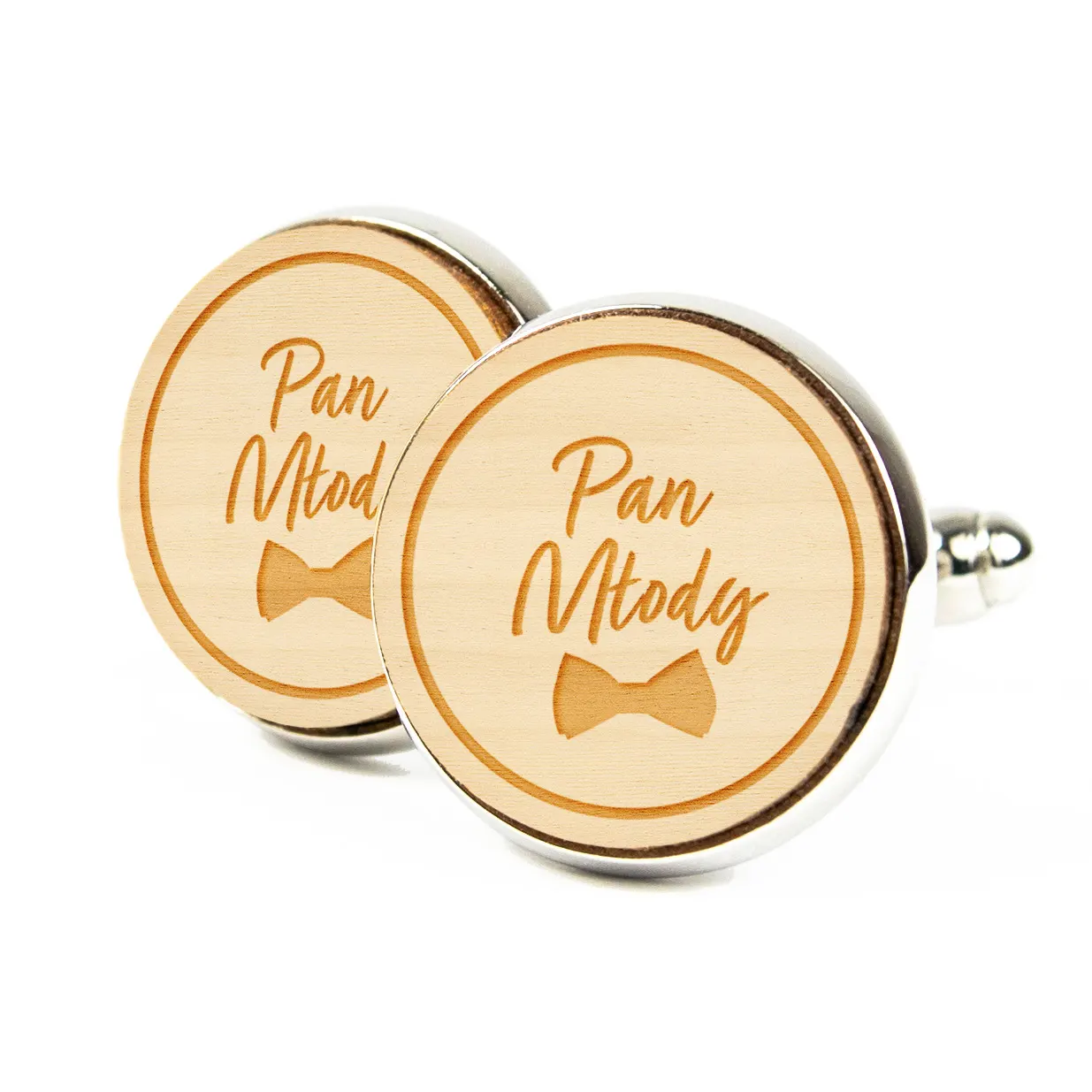 Spinki-drewniane-do-mankietów-męskie-Naturalny-Kolekcja-Turbinado-Weselne-Ślubne-Pan-Młody-Narzeczony-Cufflinks-Groom